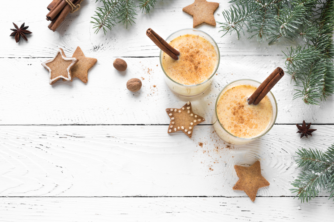 Eggnog Protein Shake