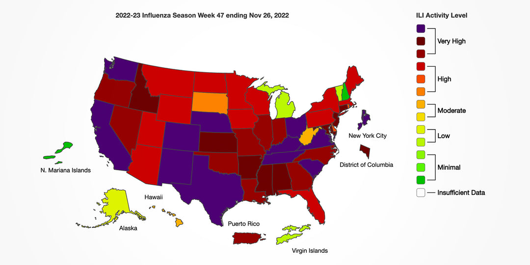Check Out The Flu Map! And Do Two Things!