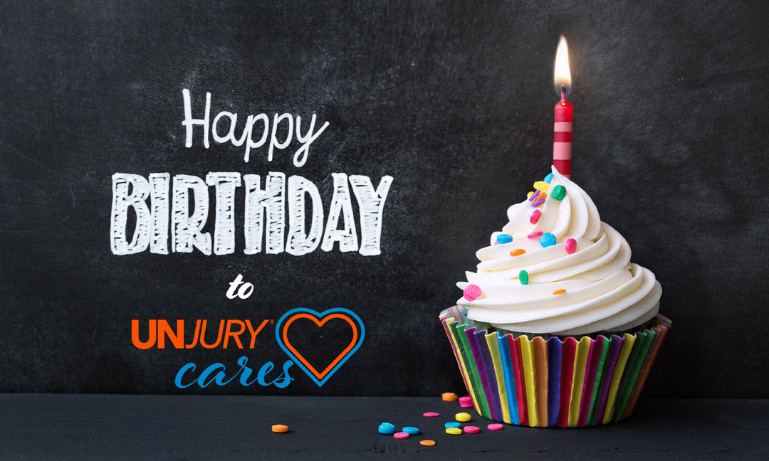 Happy 1st Birthday to UNJURY® Cares™!