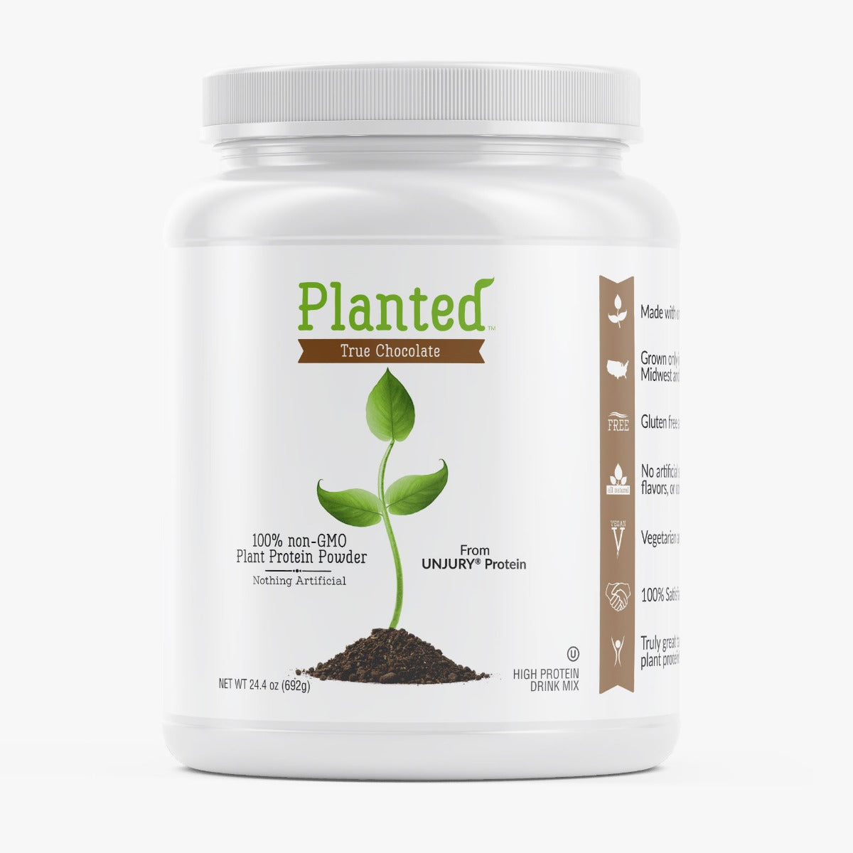 Recycled Protein Powder Planters – A Measured Life
