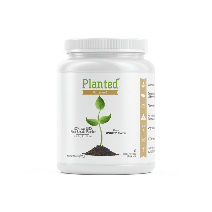 Planted Vegan Unflavored High Protein Powder