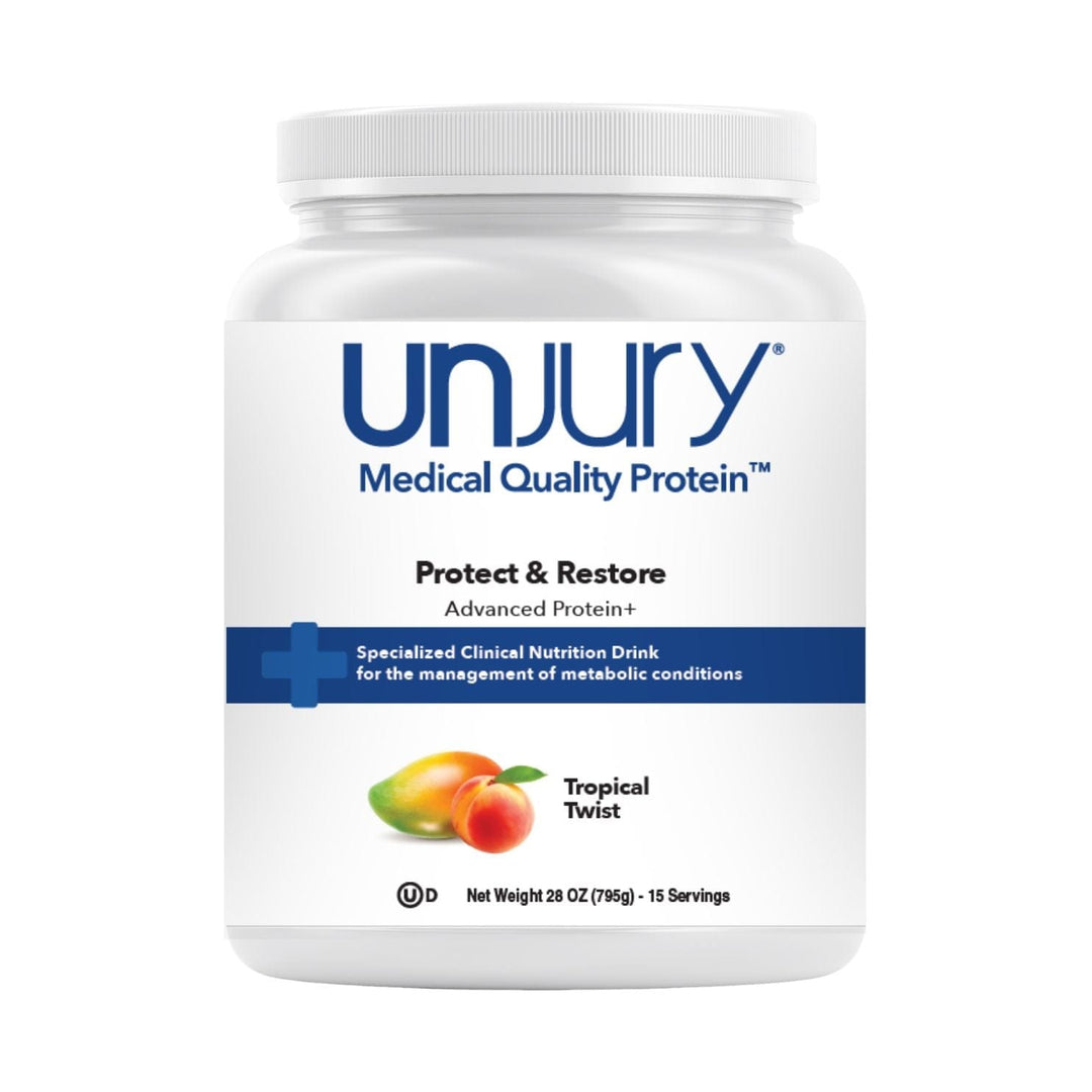 Unjury Protect and Restore Advanced Protein - Clinical Nutrition Drink Tropical Twist