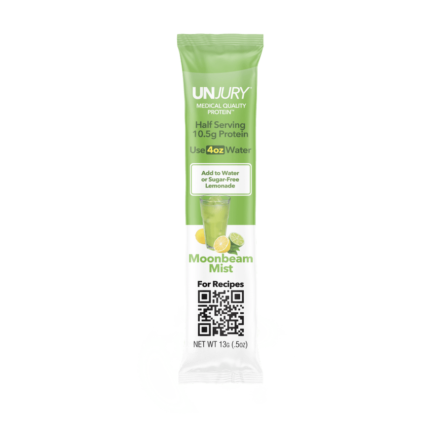 Unjury Lemon-Lime (Moonbeam Mist) Whey Protein Single Serve Stick Packet