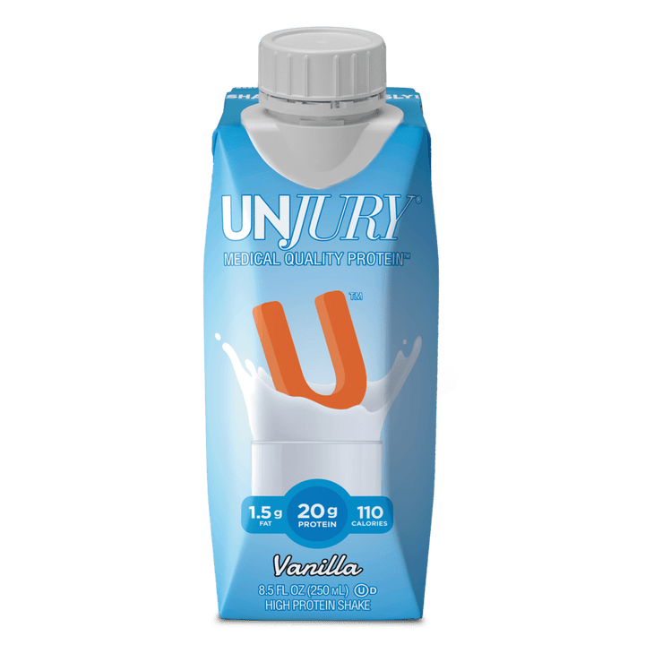 Unjury Vanilla High Protein Shake - Ready To Drink (8.5 Oz Bottle)