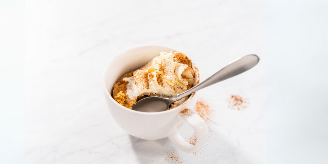 Single-Serve Pumpkin Protein Mug Cake