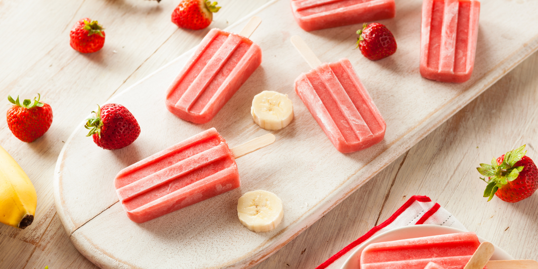 Unjury Strawberry Banana Pops