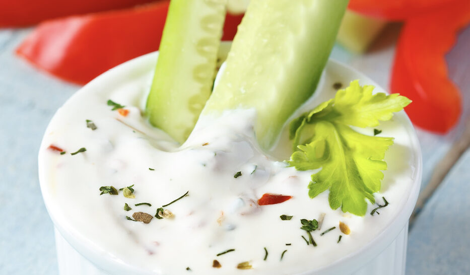 High Protein Vegetable Dip