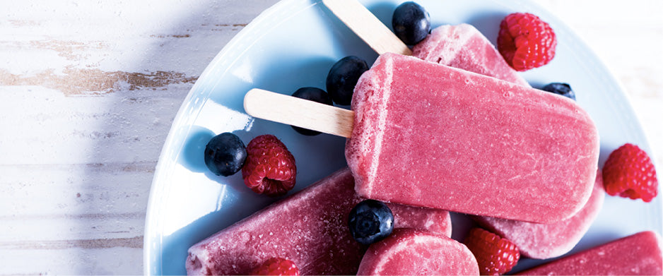 Berry Full of Protein Pops