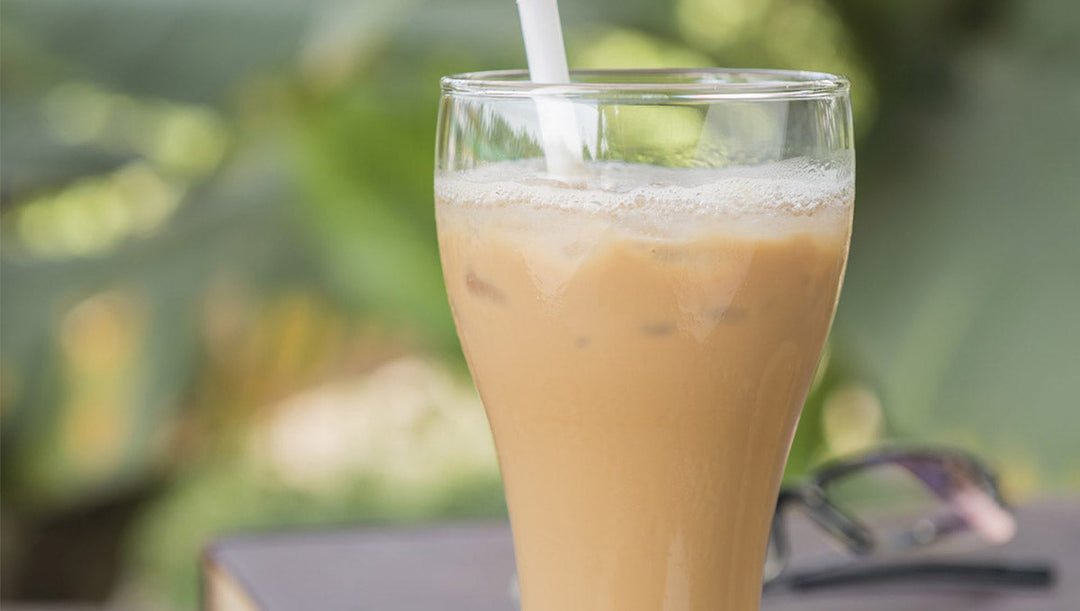 Iced Vanilla Latte (High Calorie)