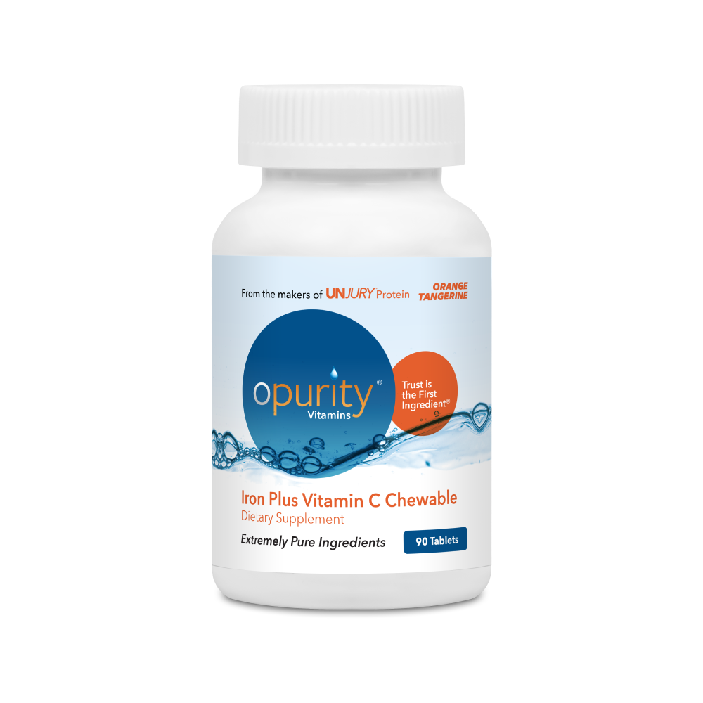 Opurity Iron Plus Vitamin C Chewable Supplements