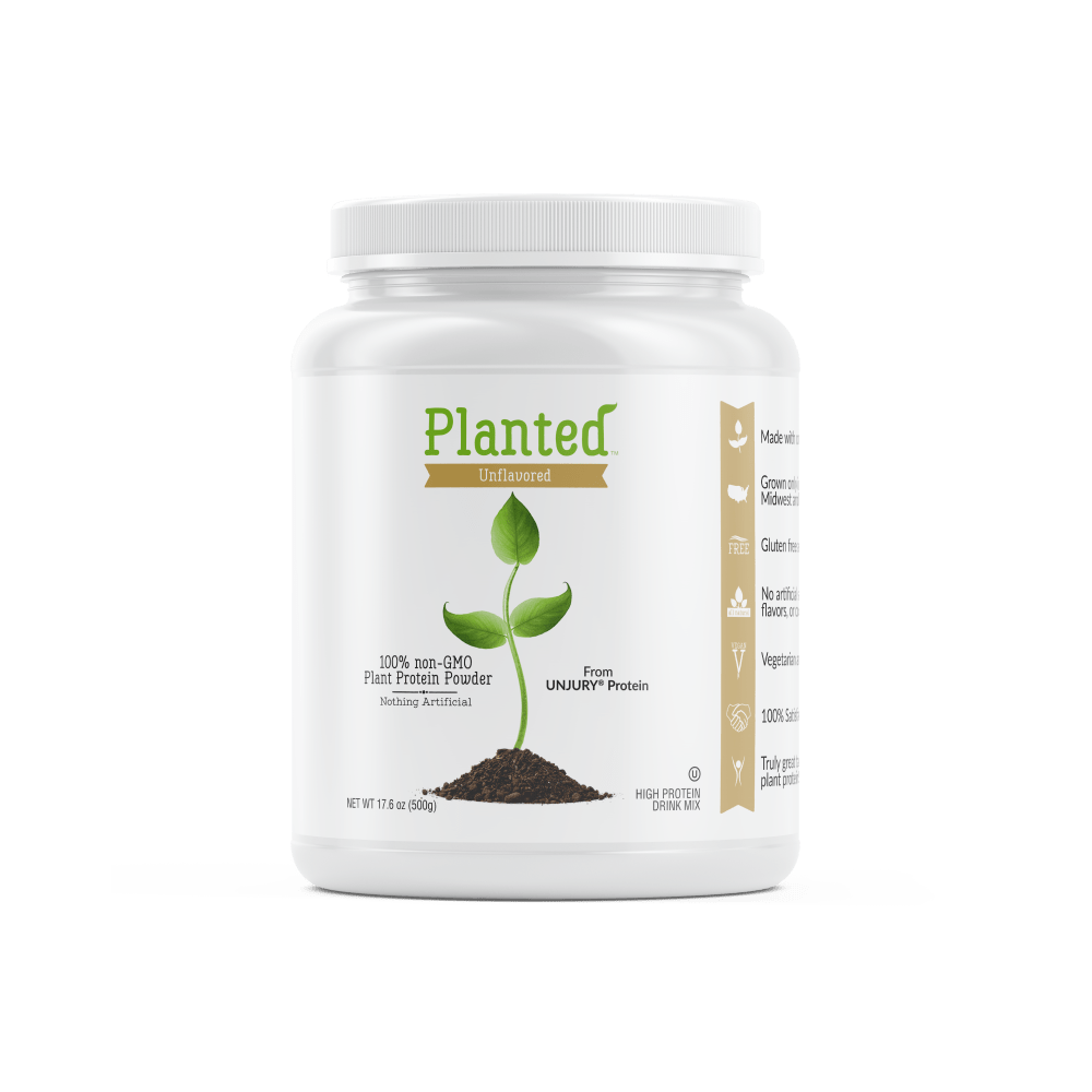 Planted Vegan Unflavored High Protein Powder