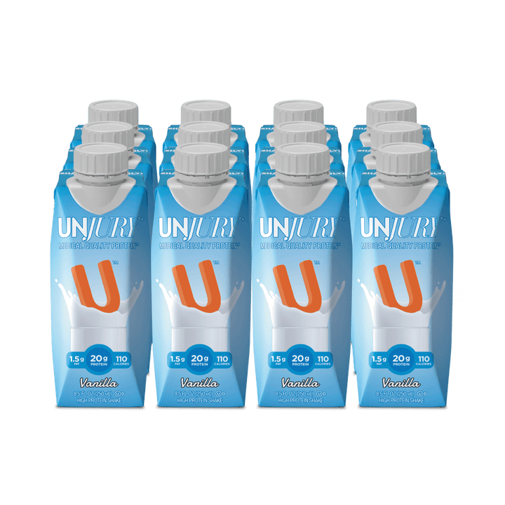 Unjury Vanilla High Protein Shake - Ready To Drink (12 Pack)