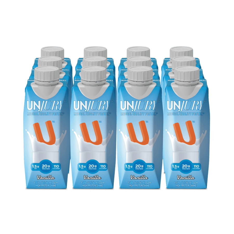 Unjury Vanilla High Protein Shake - Ready To Drink (12 Pack)