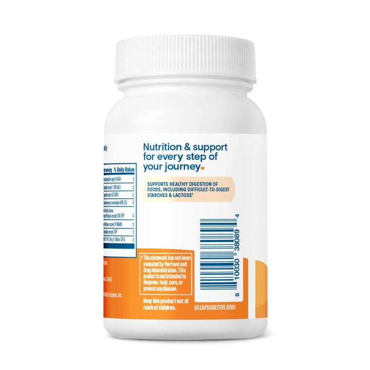 Bariatric Digestive Support: Digestive Enzymes and probiotics capsules UPC.