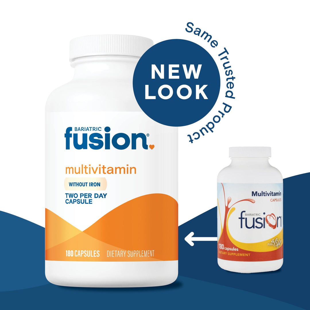 Bariatric Multivitamin Capsule without Iron 180 capsules new look, same trusted product.