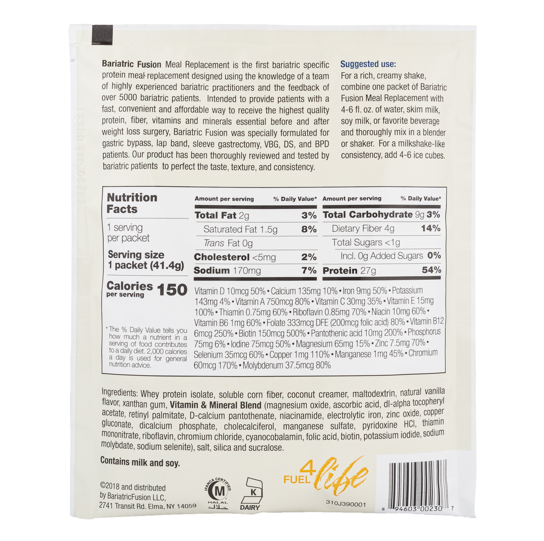 Vanilla High Protein Meal Replacement - Single Serve Packet