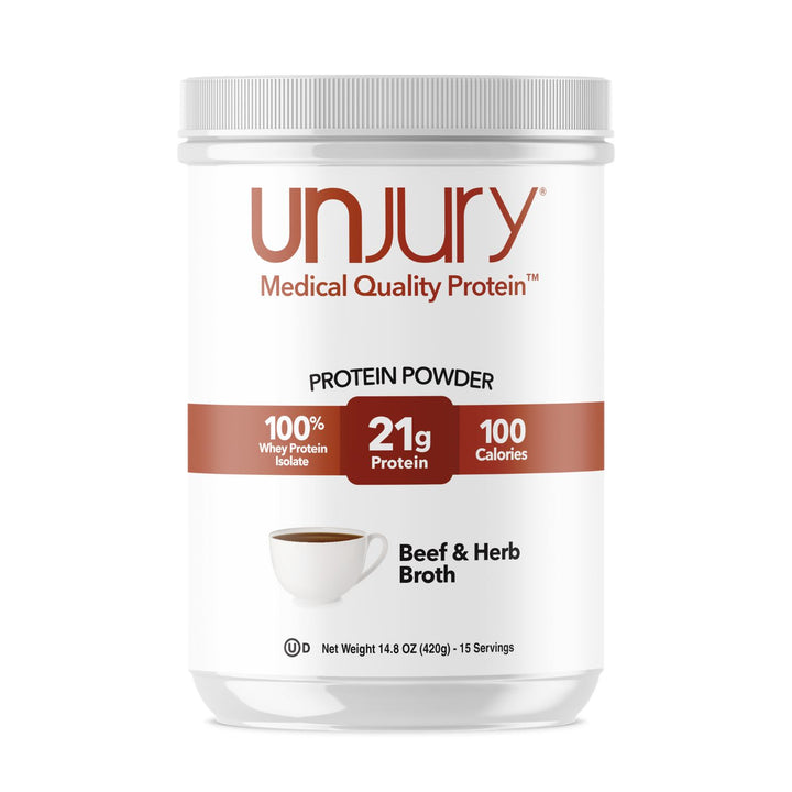 Unjury Beef & Herb Savory High Whey Protein Powder