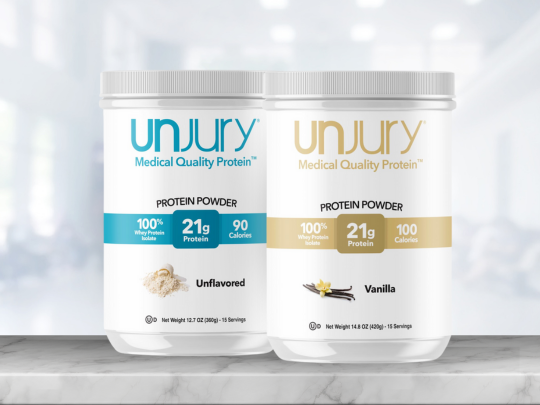 Unjury Vanilla and Unflavored Medical Quality Protein