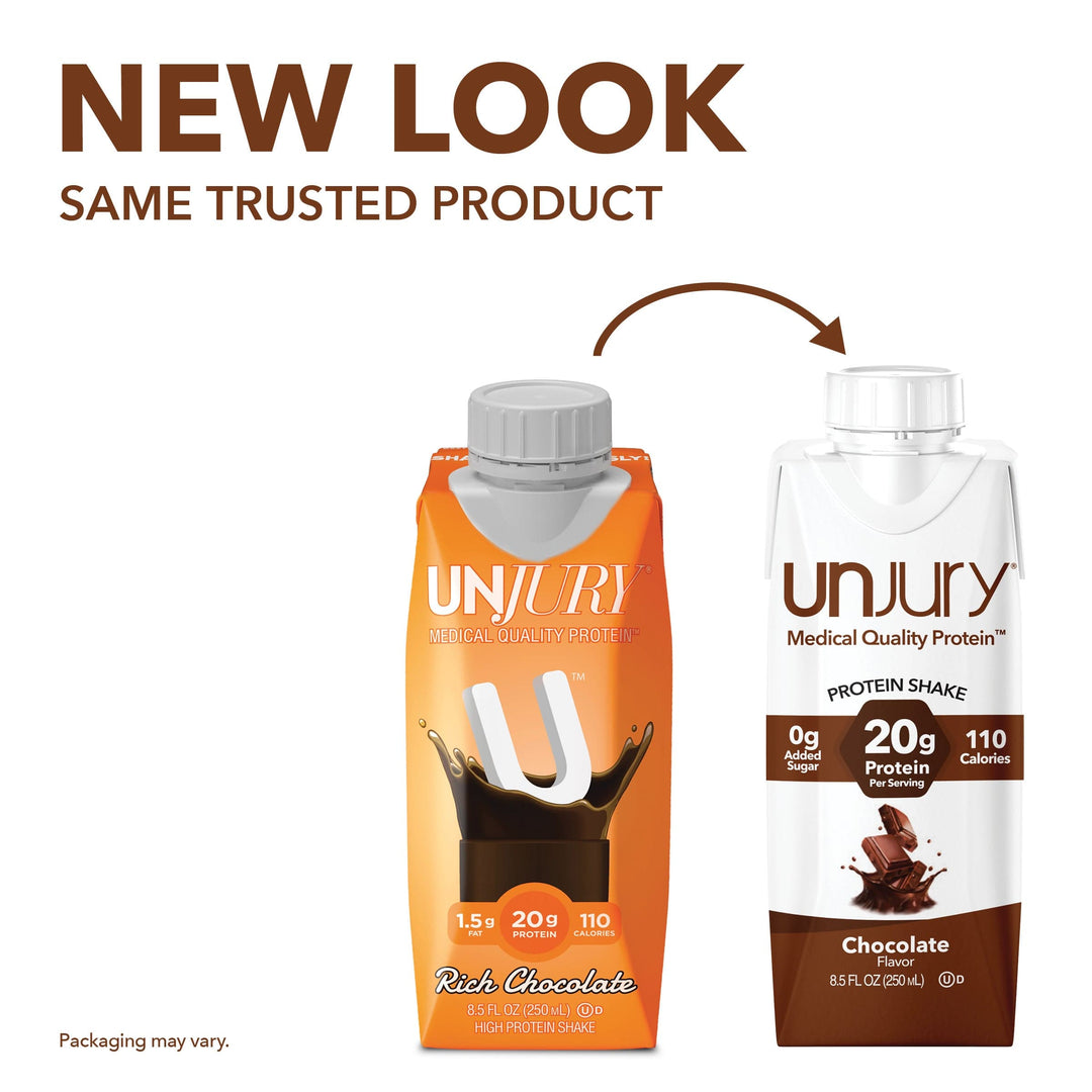 Unjury Rich Chocolate High Protein Shake - Ready To Drink (12 Pack)