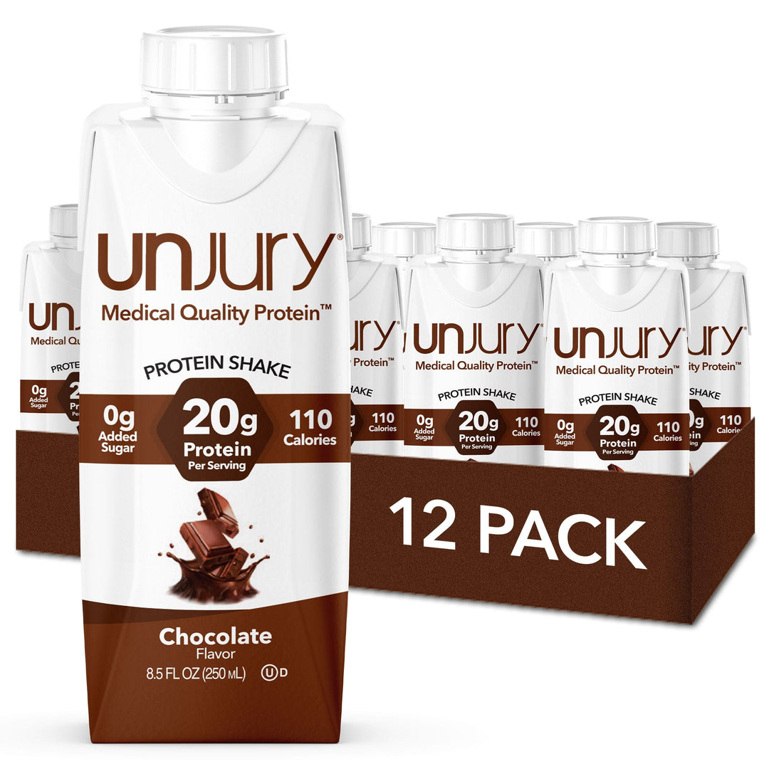 Unjury Rich Chocolate High Protein Shake - Ready To Drink (12 Pack)