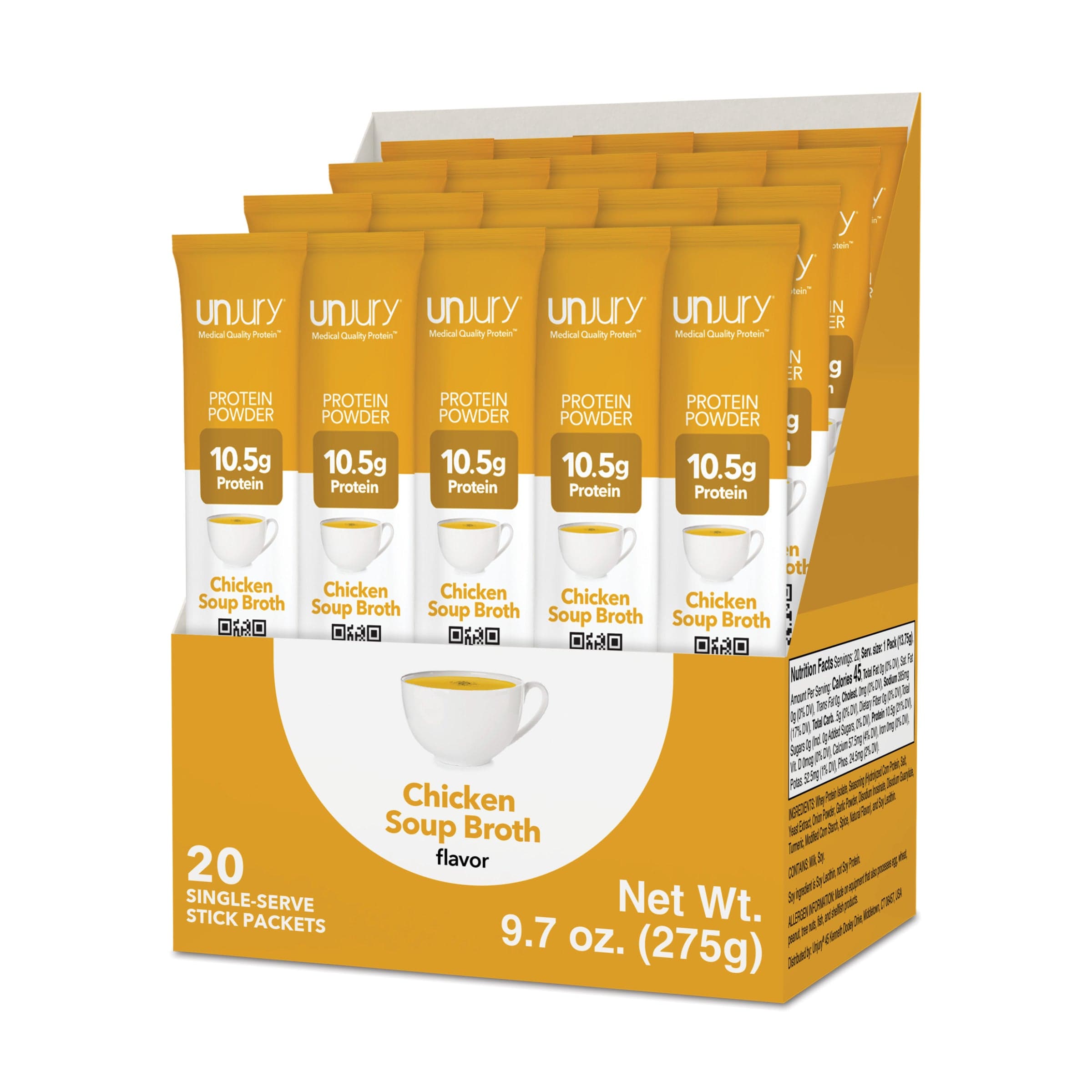 Chicken Soup Protein Stick Packs | Protein Isolate | Protein Powder
