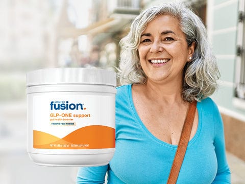 Women standing behind GLP-one Support by Bariatric Fusion.