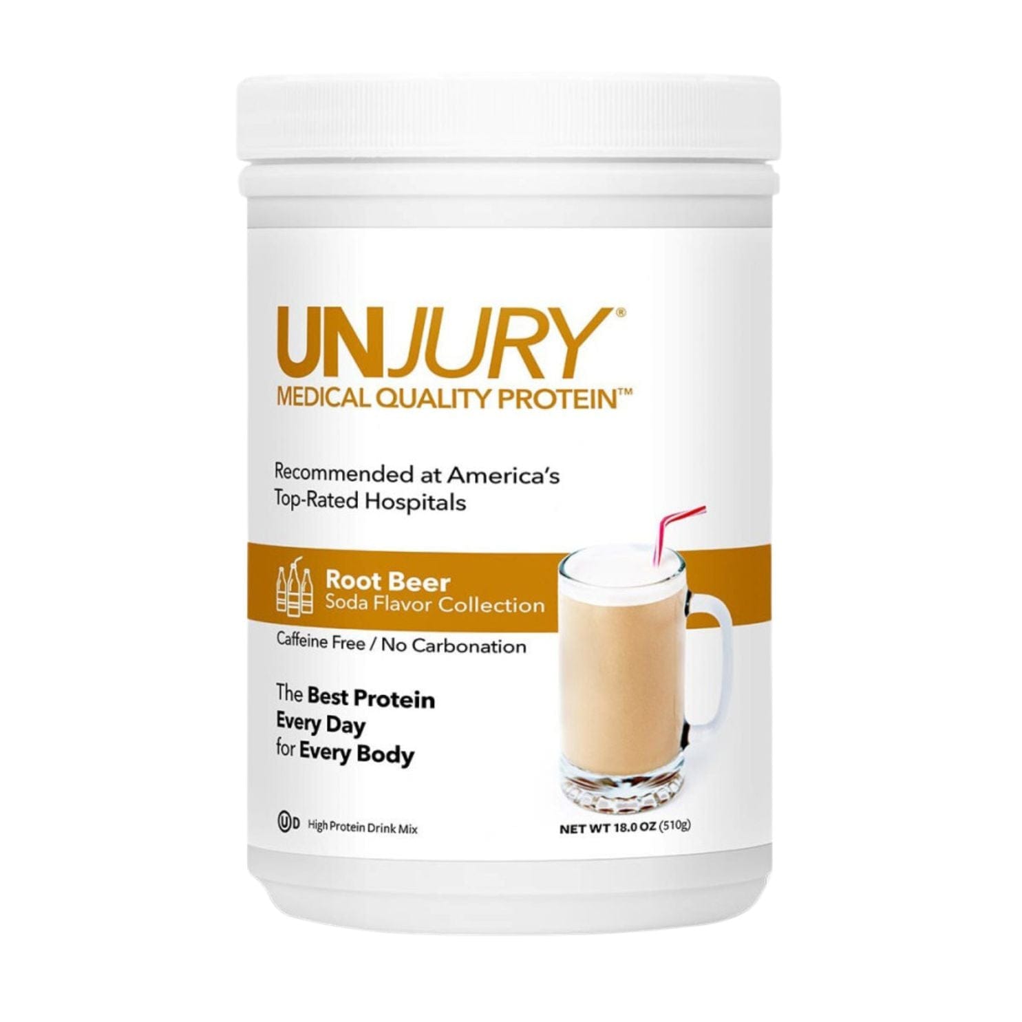 Unjury Root Beer Bariatric High Whey Protein Powder