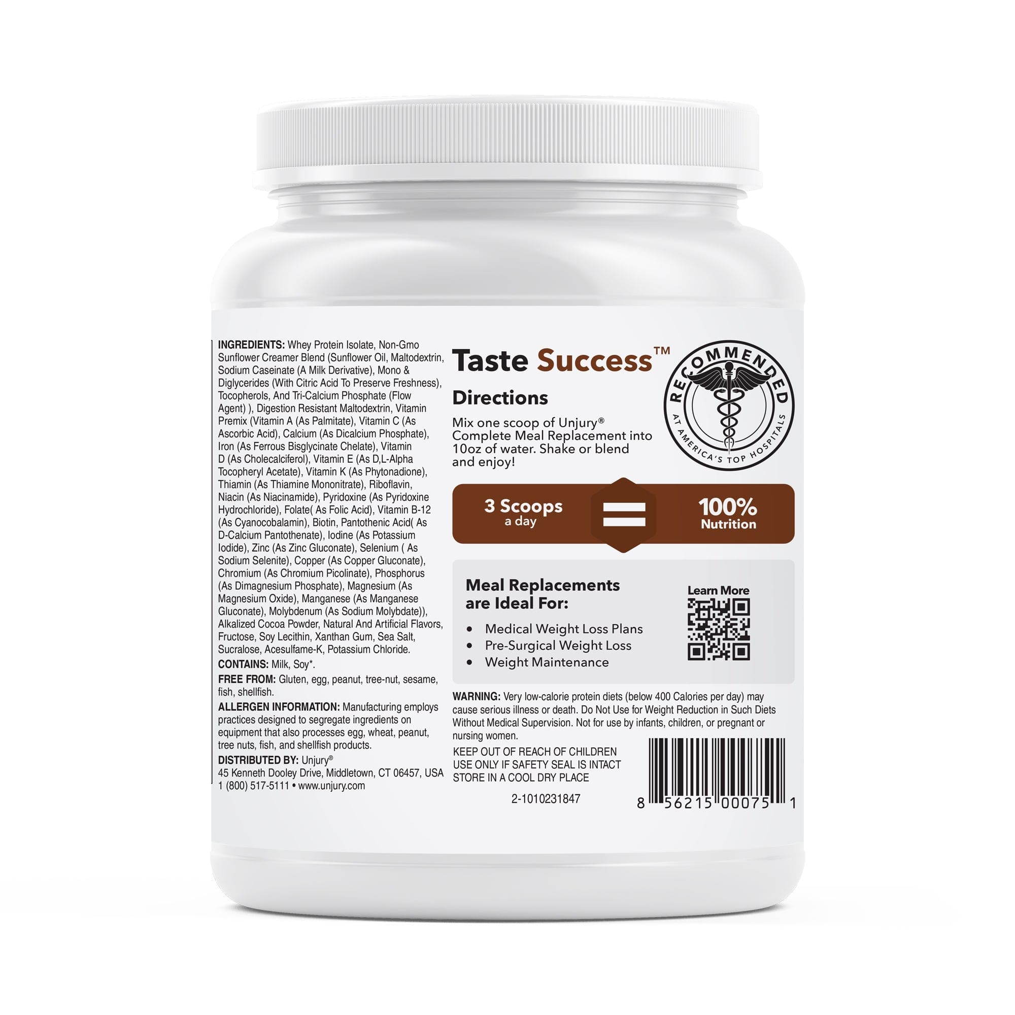 Unjury Artisan Chocolate Protein-Centric Meal Replacement