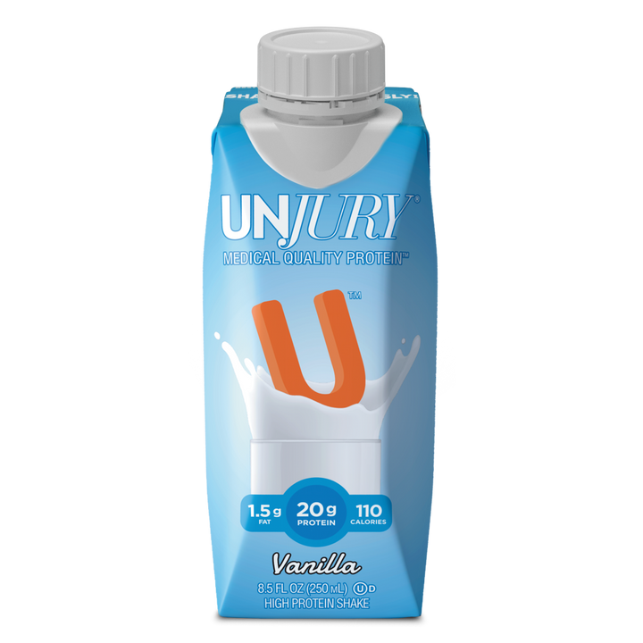 Unjury Vanilla High Protein Shake - Ready To Drink (8.5 Oz Bottle)