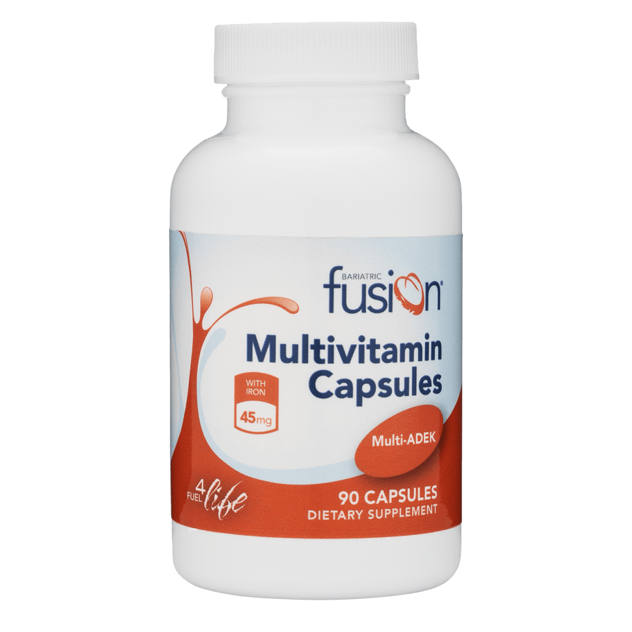 Bariatric High ADEK Vitamin Capsule with 45mg IRON Bottle Image