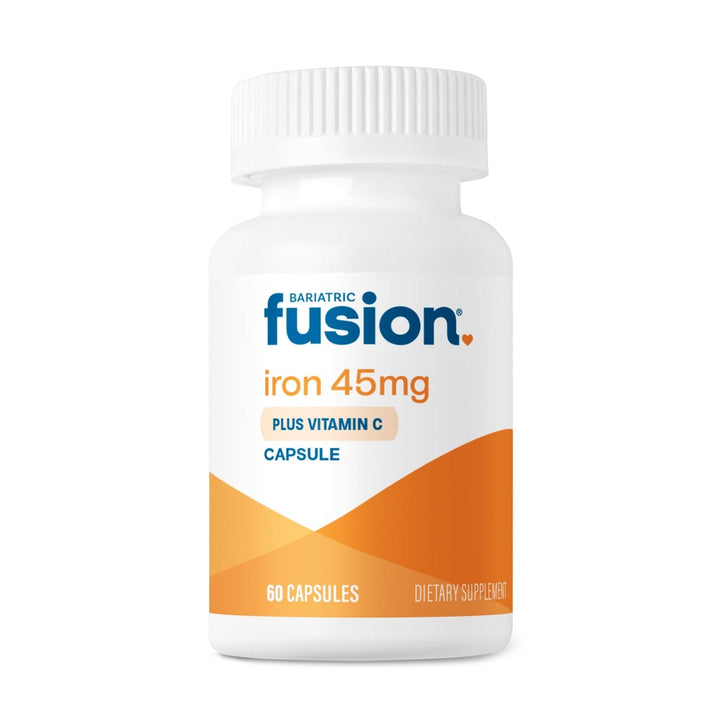 Bariatric Fusion Bariatric Iron Plus Vitamin C 45mg capsules.