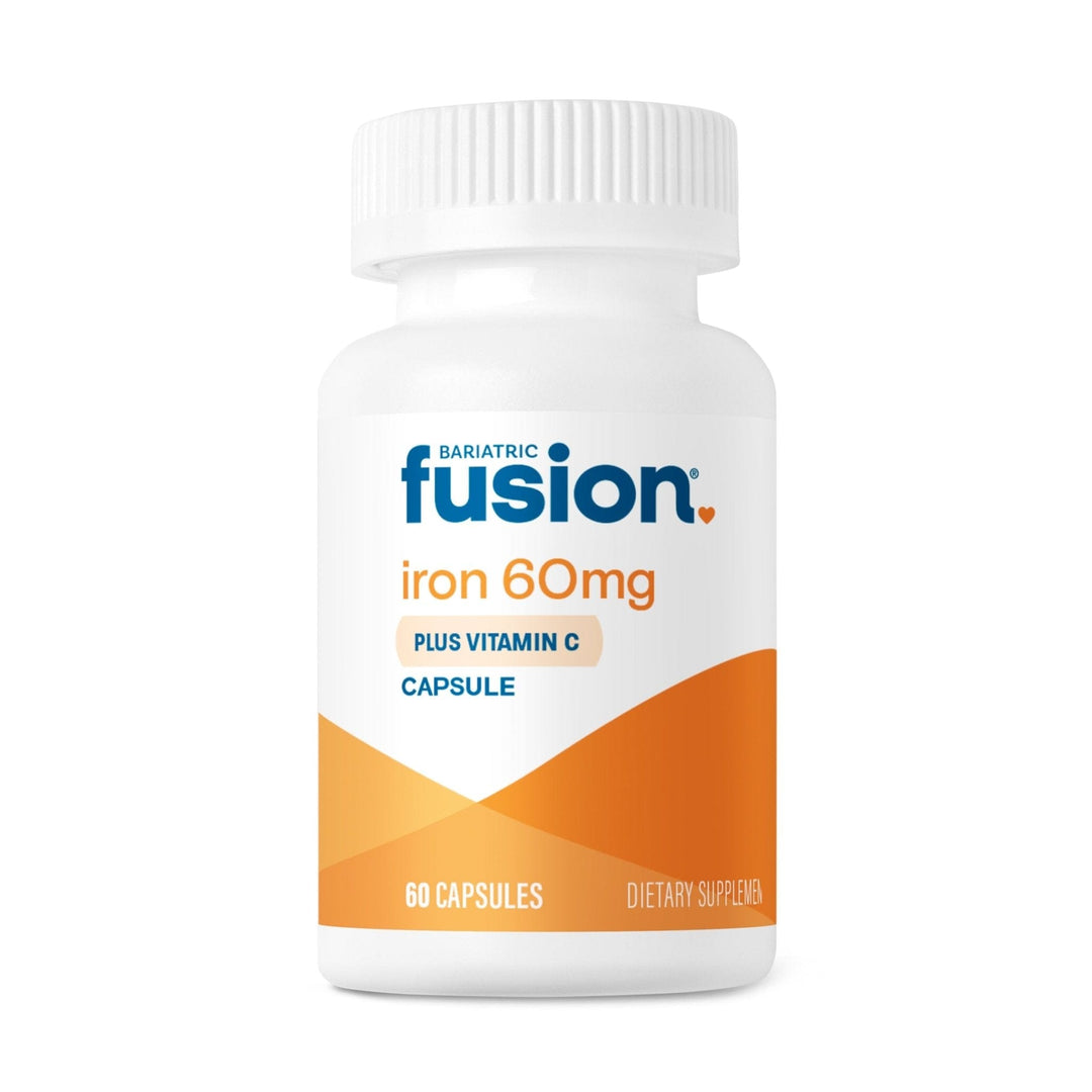 Bariatric Fusion Bariatric Iron Plus Vitamin C 60 mg capsules.