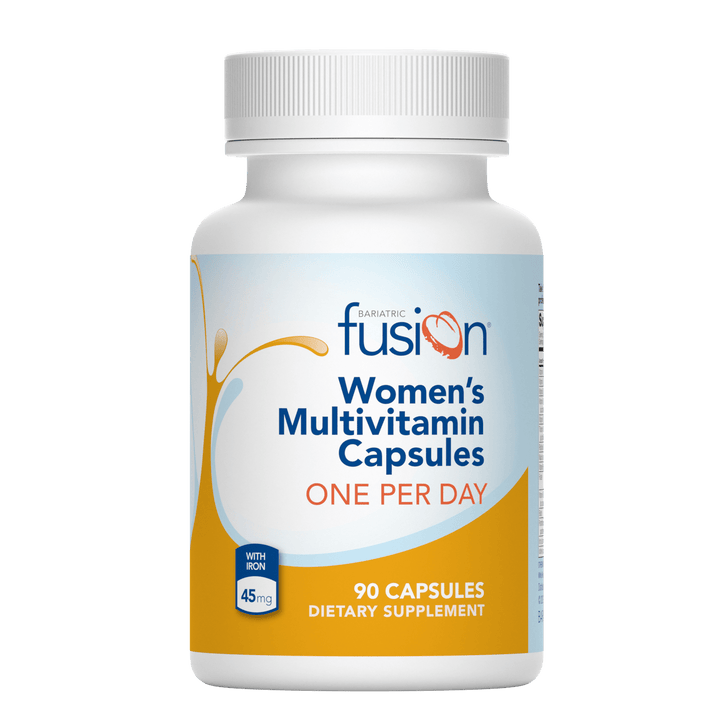 Bariatric Fusion's Women’s One Per Day Multivitamin Capsules 90 capsule count bottle.